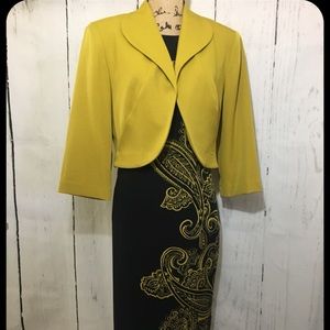 Sheath dress with cropped jacket. NWOT.